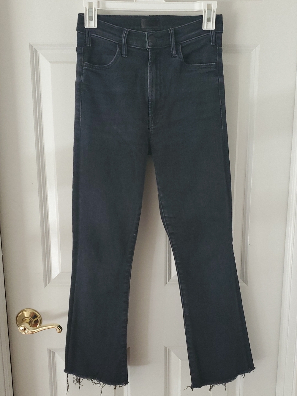 MOTHER The Hustler Ankle Fray Encounters At Night Jeans Size 25